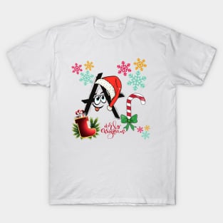 SANTA A Letter T-Shirt